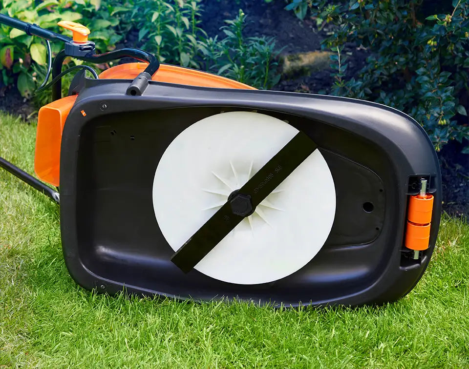 LawnMaster UK 33cm Hover Mower with Double Sided Blade